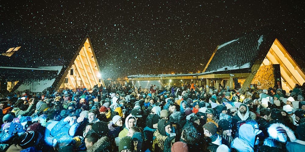 L'Abarset après ski bar at El Tarter, Grandvalira