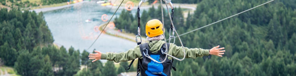 Adventure activities in the Andorran mountains