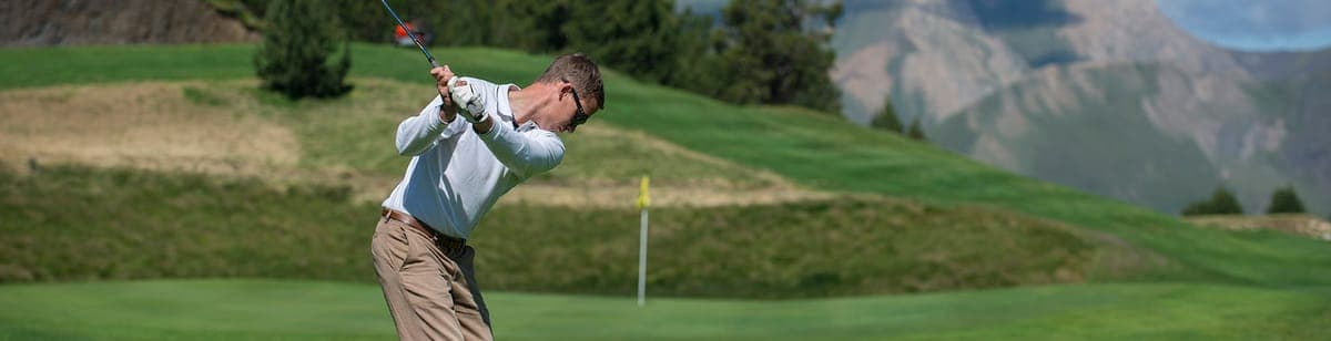 Golf course in Andorra — Europe's highest at Grandvalira Soldeu