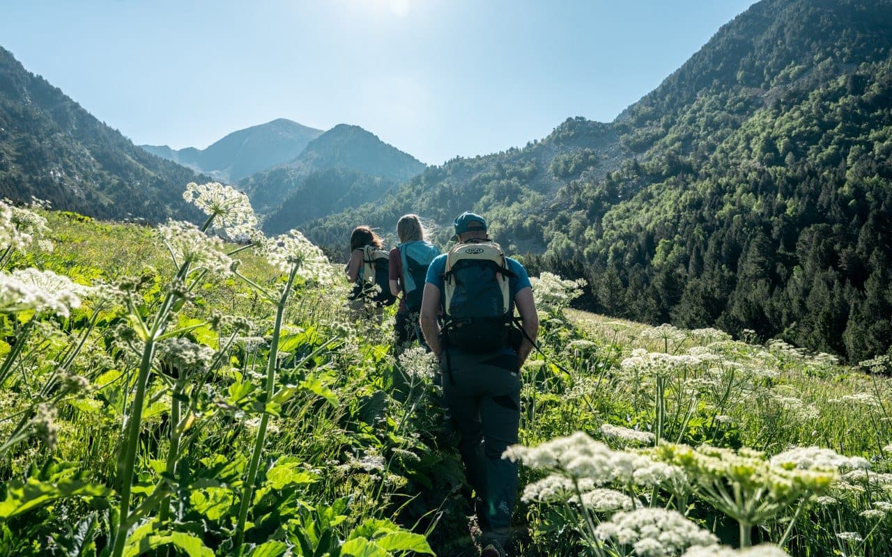 Walking the trails through Sorteny Natural Park