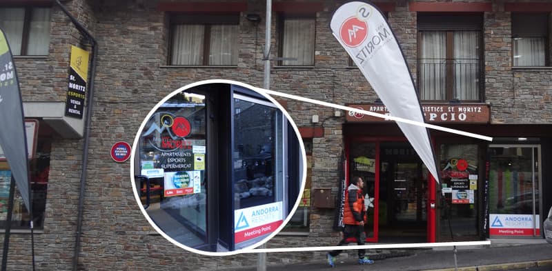 Andorra Resorts meeting point at Apartments Sant Moritz