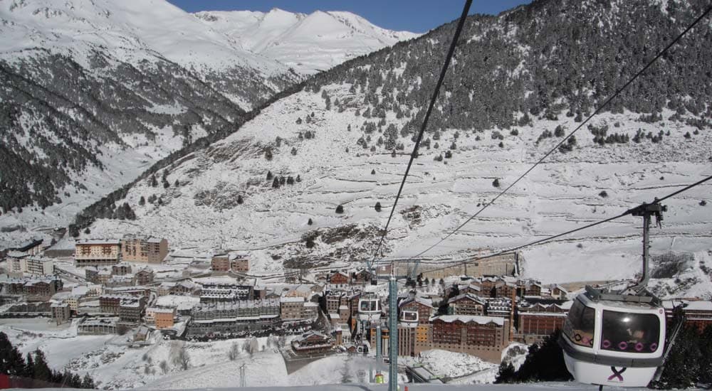 Soldeu from gondola