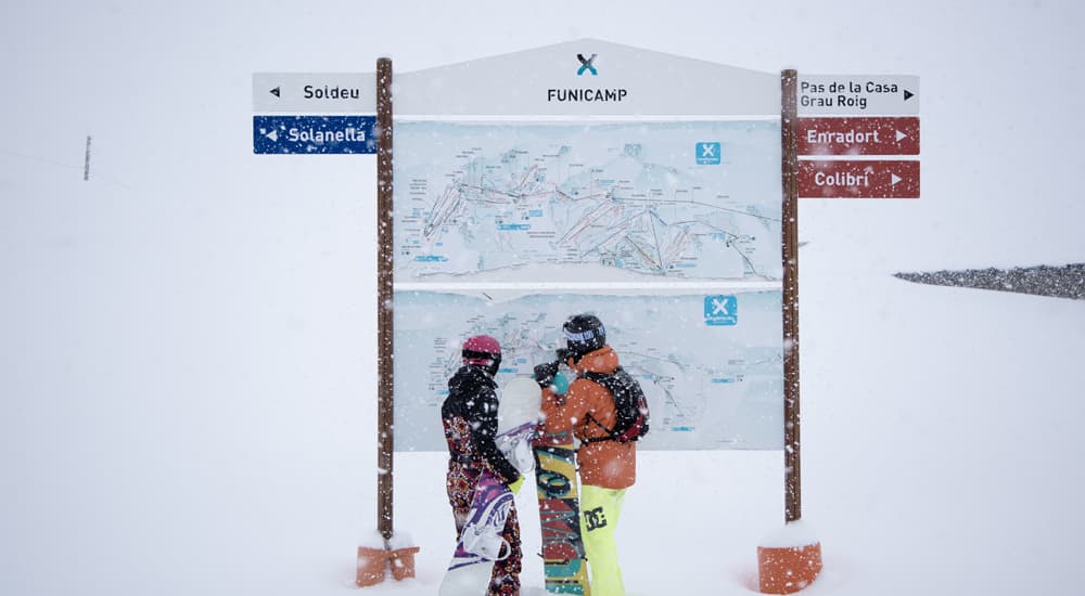 Large piste map