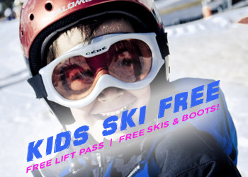Kids ski free