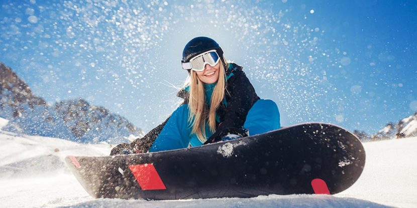 Female Snowboarder